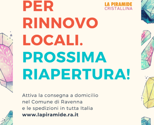 Chiuso per rinnovo locali. Prossima riapertura!