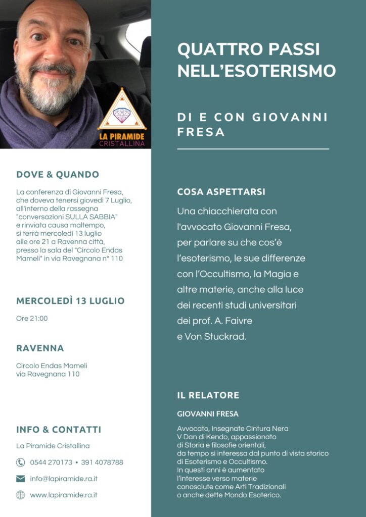 conferenza Giovanni Fresa del 13/07