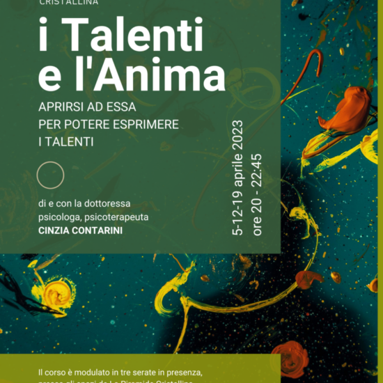 Corso "i Talenti e l'Anima" con Cinzia Contarini