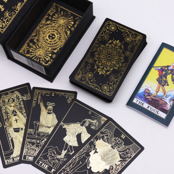 Gold Foil Tarot gold black