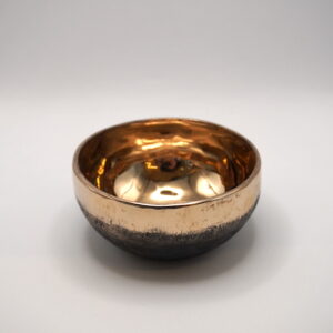 Campana Tibetana Ishana nero/oro 322 gr