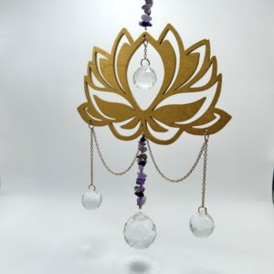 Fiore di Loto e Ametista - Suncatcher